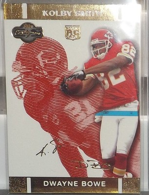 2007 Topps Co-Signers K. SMITH/D. Bowe (Chiefs) Changing Faces #76 347/399