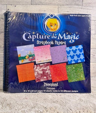 Sealed Disneyland Resort Capture the Magic Scrapbook Papers 40 Sheets 12x12 NOS
