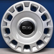 One 2012-2017 Fiat 500 Pop 57579 15 Hubcap Wheel Cover Oem 68078420ac New