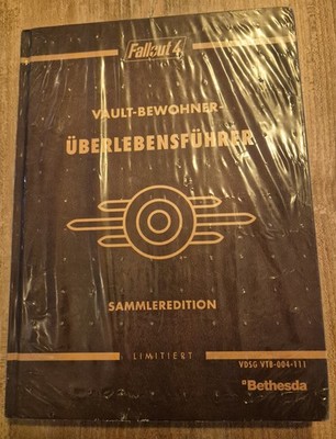 Fallout 4 Collector's Edition Überlebensführer Lösungsbuch Sammleredition Neu*DE