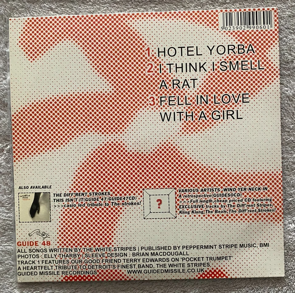 The Diff'rent Stripes – A Tribute To The White Stripes 7in Vinyl Record Foto 2 de 4