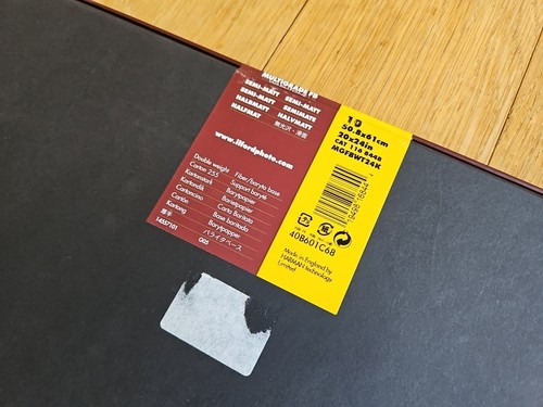 Ilford Multigrade FB WARMTONE 20x24" halbmatt 10 Blatt - Bild 3 von 3