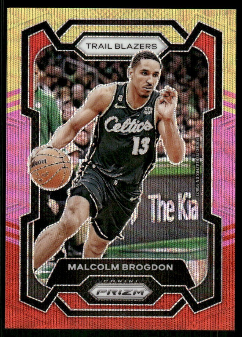 2023-24 Panini Prizm #10 Malcolm Brogdon Prizm Multi Wave #/88