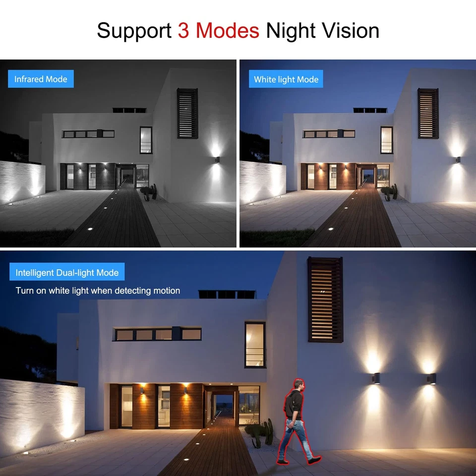 4K PTZ WiFi Camera Outdoor 15X Optical Zoom, Wireless IP Security Camera 8MP,... - Image 4 of 4