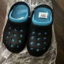 CAPELLI NewYork CROCclog BOYS NEW SIZE 1 Black And Blue