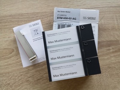 Siedle BTM 650-03 AG , BUS-Tasten-Modul , Neu & OVP.