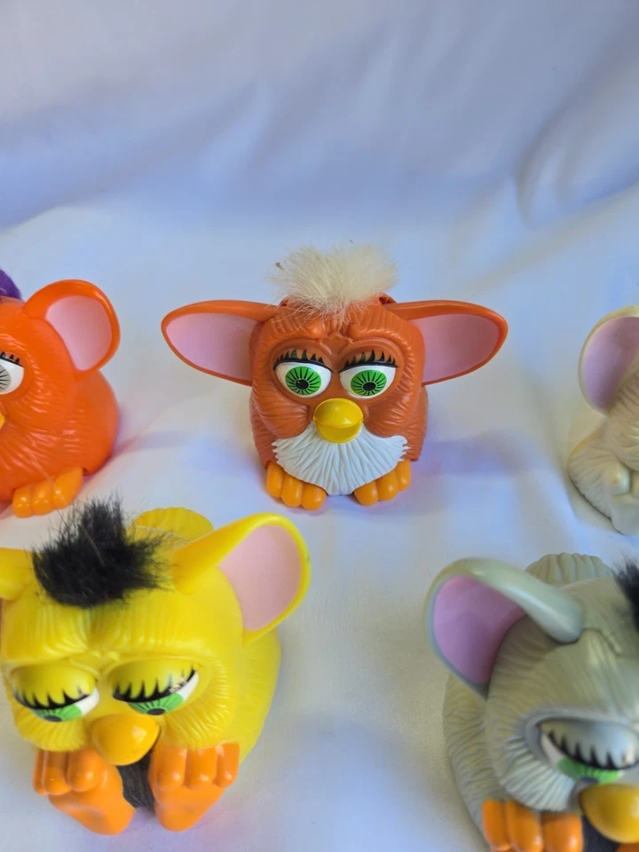 Furby McDonalds Happy Meal Lote 8 Colores 1998 Juguetes Vintage Coleccionables Surtido Foto 3 de 4