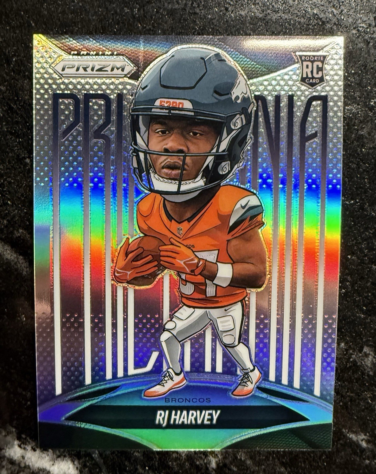 2025 Panini Prizm RJ Harvey #9 Prizmania Case Hit Rookie RC