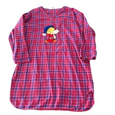 1998 Vintage Warner Bros Looney Tunes Tweety Bird Flannel Nightgown Size M/L
