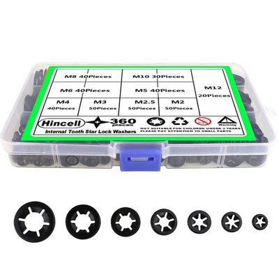 #ad 360 Pieces 9 Sizes Push Nuts Assortment Speed Clips Retaining Clips Fasteners $16.99