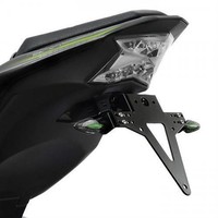 Kennzeichenhalter Kawasaki Z900 Bj. 17 Verstellbar Schwarz Inkl. Reflektorhalter