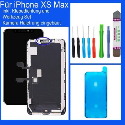 Display für iPhone XS MAX FHD 3D LCD Bildschirm + Klebepad und Werkzeug