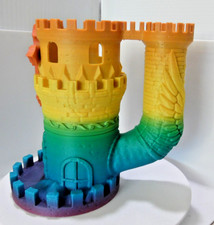 Large Castle Dice Tower Randomizer 3D Printed Used With DND  Other Games