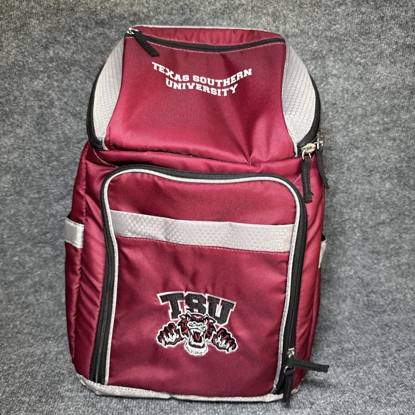 Rawlings Texas Southern University TSU 32 Can Red Burgundy Backpack Cooler