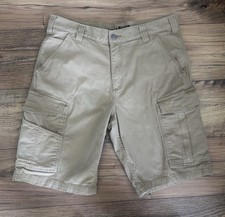 Carhartt Relaxed Fit Cargo Shorts Mens 34 Khaki Tan Work Utility 10.5 Inseam
