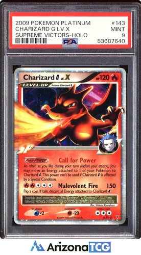 Charizard G LV.X graded PSA 9 for sale on eBay