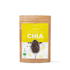 ONATERA Graines de Chia Bio 250g – Oméga-3 – Fibres – Protéines – 02/2027