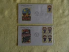 2 dif   FDC's  5cent Indiana Statehood (Sc.#1308)   UA        Wow!