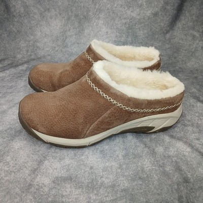 Merrell Encore Ice 4 Suede Slip On Womens 8.5 Moccasions Light Brown J002038