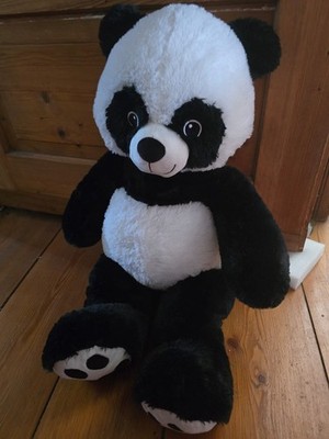 XXL Panda Bär 80cm Kuscheltier Plüschtier Bär Stofftier Riesenteddy Mehrfarbig