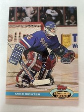 1991-92 Topps Stadium Club - Mike Richter #92