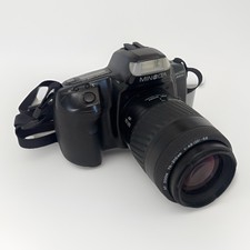Minolta Maxxum 300si 35mm SLR Film Camera With Lens Cleaned Tested Working
