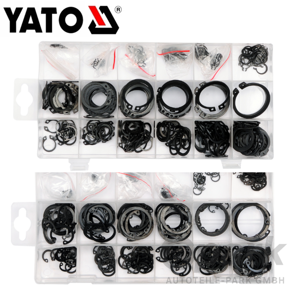 Yato Seegerring Satz Innen + Aussen 600-Tlg Sprengring Sicherungsring Ø 3-32Mm-image