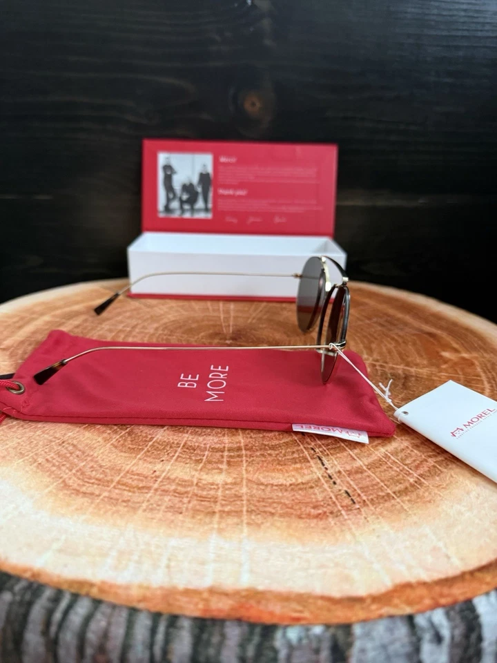 Morel Collectors Limited Edition Round Unisex Sunglasses Cat 3 Prince-nez New - Image 2 of 4