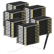 62 Pack Pocket Notebook with Pens 3.7 x 5.4 I...