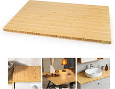 36" x 25" Butcher Block Countertop, Bamboo Kitchen Countertop, 1.2" Thick Pre-Sa