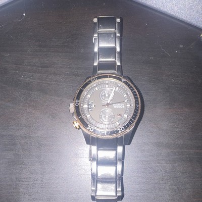 Fossil CH2565 Quartz Chronograph Black Dial Stainless Bracelet 40mm 100m