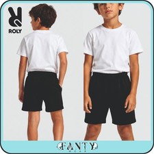 PANTALONCINO BAMBINO COTONE LEGGERO PERSONALIZZATO STAMPATO LOGO BERMUDA  MAGLIA