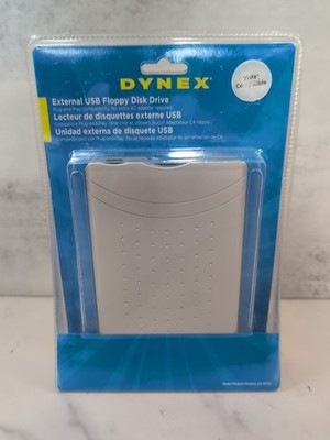 Dynex DX-EF101 3.5'' External USB Floppy Disk Drive Vista Computer Accessories