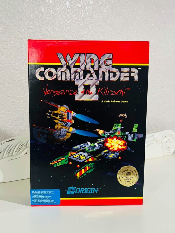 Wing Commander II: Vengeance of the Kilrathi (PC) - BIG BOX - SUN FADE ...