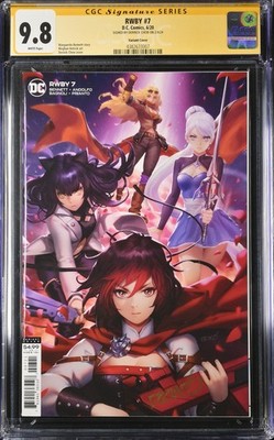 RWBY #7 Derrick Chew Team RECALLED Variant CGC 9.8 - Signed