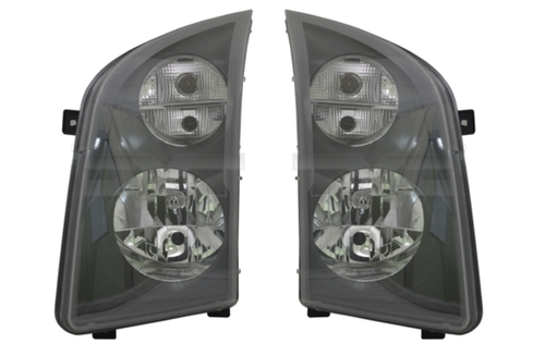 PHARE AVANT DROIT GAUCHE ÉLECTRIQUE + MOTEUR POUR FORD FIESTA 5 2005