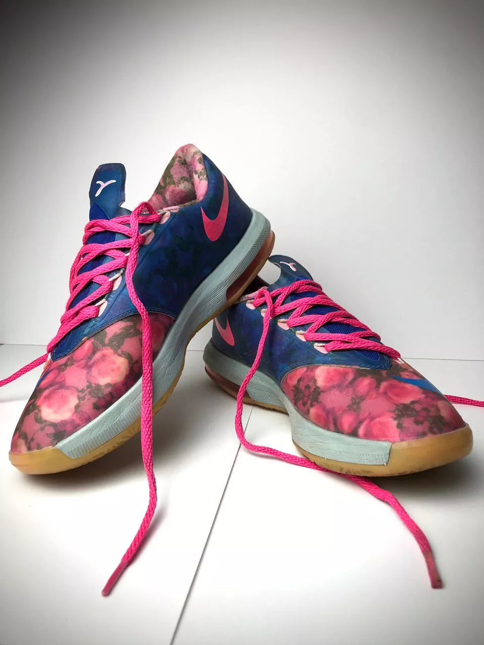 NIKE KD 6 VI SUPREME TANTE PERLE (618216 600) US 8,5 floral basketball