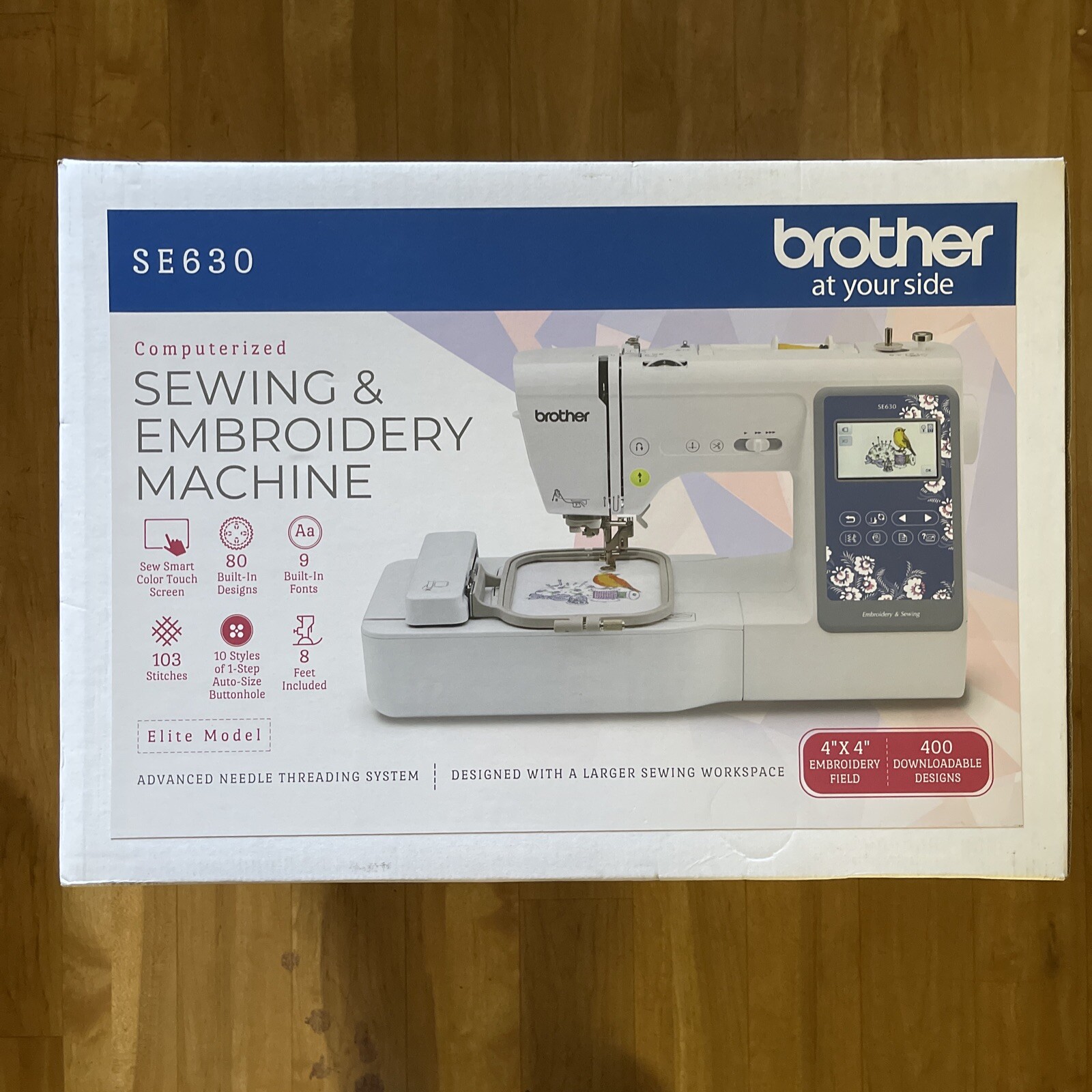 New Brother SE630 Computerized Sewing and Embroidery Machine Free