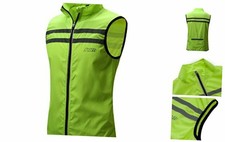 Windproof and Reflective bpbtti Mens Hi-Viz Safety Running Cycling Vest