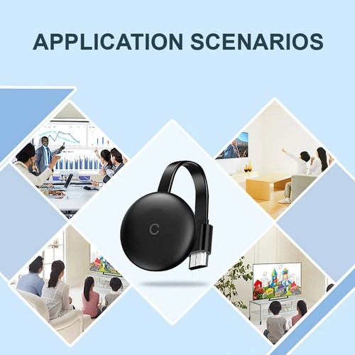For Chromecast Google Wireless 4K HDMI 2.4GHz 5GHz Display Media Streaming Video - Picture 6 of 8