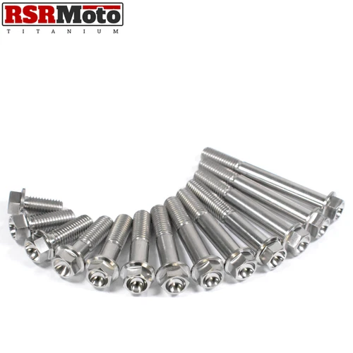M10 Titanium Hex Flange Bolts Screws 20 25 30 35 40 45 50 55 60 65 70 75 80 x1.5