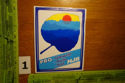 Alter Aufkleber Motorsport HJS PRO Umwelt Auto Katalysator