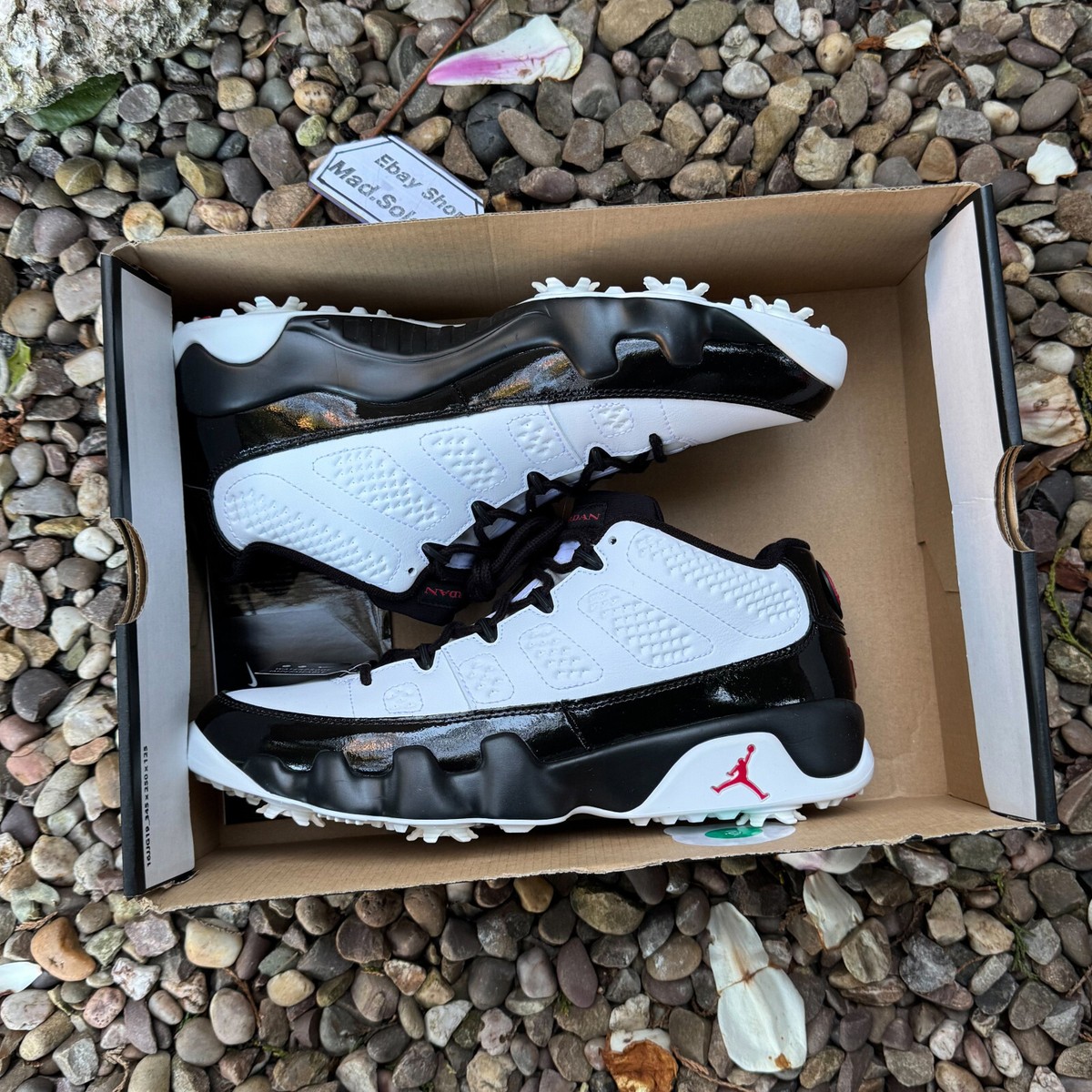 Nike Air Jordan Retro G Golf White Black FJ5934-100 UK8 UK9