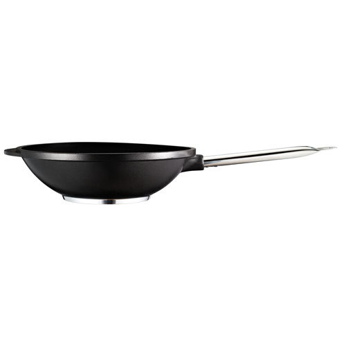 Non Stick Professional Wok Cast Aluminum Chef Frying Pan Induction Base