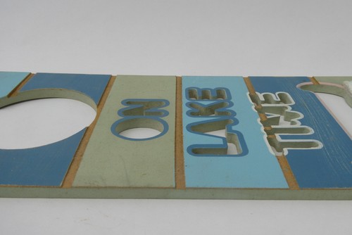 Used Hanging Decor Doorknob Sign On Lake Time Decorative Lakehouse Beach Hanger - Foto 6 di 11