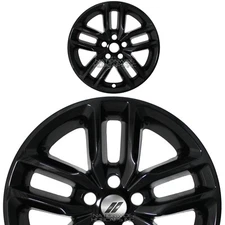 1 fits Dodge Durango GT R/T 2021-2025 Black 20" Wheel Skins Hub Caps Rim Covers