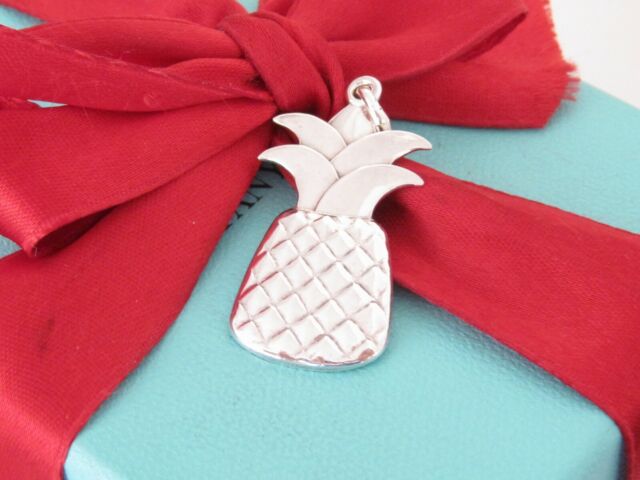 Tiffany & Co Silver Pineapple Charm For Necklace Or Bracelet