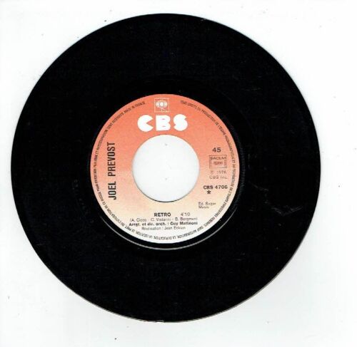 Joel Prevost Disco Vinile 45 Giri 7" Retro - Ascoltando Wagner - Cbs 4706 Raro - Foto 2 di 2