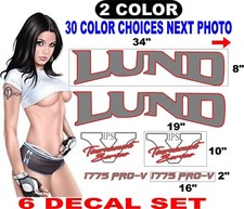 LUND 1775 PRO V 2075 PRO V TOURNAMENT BOAT DE...