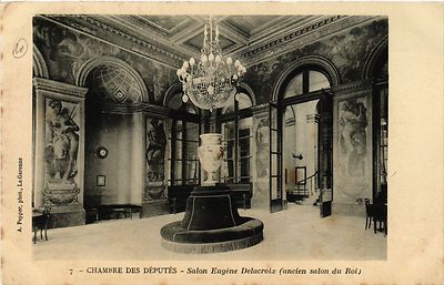 CPA PARIS 7e-Chambre des Députes-Salon Eugéne Delacroix (327801)